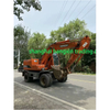 DOOSAN DW150-7 حفارة ذات عجلات 15 طن كوريا الأصلية المستخدمة حفارة ذات عجلات للبيع