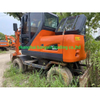 DOOSAN DX60W Wheel Excavator 6 Tons Korea Original Used Mini Wheel Excavator للبيع