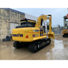 كوماتسو Pc130-7 Excavator 13 طنًا مستوردة من اليابان تستخدم حفارة مجنزرة صغيرة