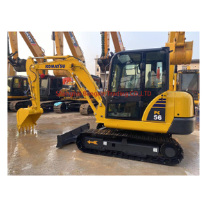 كوماتسو Pc56 Excavator 5 طن الأصلي صنع في اليابان حالة جيدة قليلة تستخدم حفارة زاحفة صغيرة