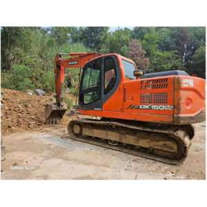 DOOSAN DX150LCA Excavator 15 Ton Original Korea رخيصة الثمن مستعملة حفارة متوسطة للبيع