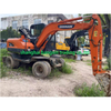 DOOSAN DX60W Wheel Excavator 6 Tons Korea Original Used Mini Wheel Excavator للبيع