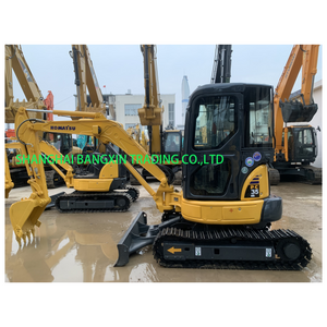 كوماتسو Pc35 Excavator 3 طن اليابان الأصلية ساعات عمل قليلة تستخدم حفارة مجنزرة صغيرة