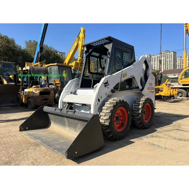 used mini skid steer bobcat S18 trader مستعمل جرافة انزلاقية صغيرة بوبكات S18 تريدر