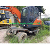 DOOSAN DX60W Wheel Excavator 6 Tons Korea Original Used Mini Wheel Excavator للبيع