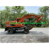 DOOSAN DW150-7 حفارة ذات عجلات 15 طن كوريا الأصلية المستخدمة حفارة ذات عجلات للبيع