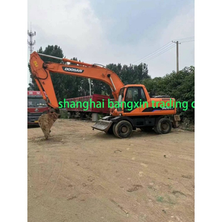 DOOSAN DW210-7 حفارة ذات عجلات 20 طن كوريا الأصلية المستخدمة حفارة ذات عجلات للبيع