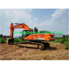 DOOSAN DX420 Excavator 42 طن الطلاء الأصلي كوريا المستوردة حفارة ثقيلة مستعملة للبيع