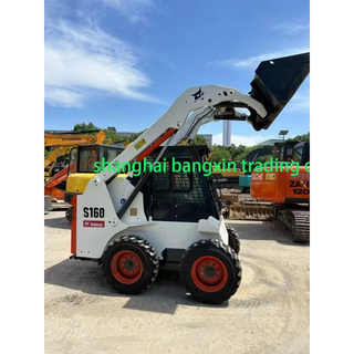 Bobcat S160 انزلاقية التوجيه 2.7 طن أصلية يابانية بحالة جيدة مستعملة انزلاقية التوجيه الصغيرة للبيع